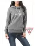 guess femmes veste mode 2012-2019U hoodie reminiscence gris